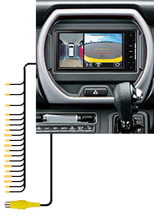 スズキ車用バックカメラ接続ユニットMAGICONE AV-C51